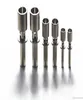 Flux Titanium nagel met luchtgaten Titanium tips 10 mm 14 mm 18 mm mannelijk gewricht GR2 Titanium Domeless nagel4641656