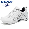 Bona Style Women Running Shoes Lace Up Sport Outdoor Jogging Walking Athletic Confort Sneakers för 240306