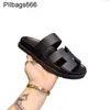 Sandales pour femmes chypres sandales slipper en cuir d'été fond plat plat porte non glissade deuxième oncle muffin bea wf08 xz7w j4sa 34fg xz69 cat6