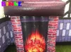 Brand 6x6x3.5mH (20x20x11.5ft) Inflatable Irish pub with fire place portable Bar Tent for summer birthdays weddings parties