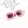 3-12 년 소년 여학생을위한 새로운 사각 선글라스 레트로 디자인 음영 사탕 컬러 goggle 태양 안경 아이 아이들 안경