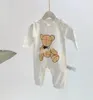 Baby Rompertjes Meisjes Jongens Geruite Jumpsuit Lange mouwen Kleding Kinderen Cartoon Korte Mouw Baby Romper Peuter Designer Kinderen Clo5268416