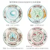 Dishes Plates Europeanstyle creative set plate decorative ceramic tableware cold cuts steak dinner gift box platos de 1 set of 5 pieces