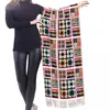 Scarves Personalized Printed Orla Kiely Jigsaw Scarf Men Women Winter Warm Fashion Versatile Female Shawls Wraps