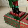 Boxes 32cm Wooden Nutcracker Doll Puppet Music Box for Home Christmas Decoration Ornaments Birthday Gifts Figurines