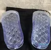 Mulheres geléia transparente pvc sandálias claras chinelos de borracha slide sandália floral brocado engrenagem bottoms flip flops listrado praia chinelo