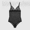 Women's Swimwear Designer Fashion Underwear Swimsuit Two Wears Mesh G Letter Embroidery Perspective Lace Sexy jumpsuit for Women Q7G1 PFFI