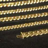 Girocollo all'ingrosso Oro 18k personalizzato Catena a maglie cubane in oro 24k Catena Miami cubana in oro 24k Collana a catena cubana Miami da 20 mm