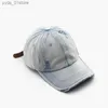 Top Caps Beautoday Beyzbol C Kadınlar Denim Pamuk Ayarlanabilir Düz Renk Eski Okul Retro Y2K Şapka Bahar Bayanlar Aksesuarları H28 L240314