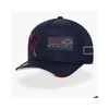 Vestuário de motocicleta 2023 Novo boné de beisebol F1 Forma 1 Driver Racing Caps Moda Mens Womens Sport Bordado Marca Sun Hats Drop Delive Otdgf