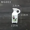 VASESミニセラミック花瓶クリエイティブデスクトップ小さな装飾品ホームのためのミニチュアモデルポケット装飾アートワーク