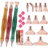 Point 1set résine Point foret stylo 5D diamant peinture foret stylo pour Point de croix diamant broderie Nail Art outil