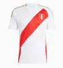 2024 2025 Copa Ameryki Peru koszulki piłkarskie 24 25 Dom wyjazdowy Seleccion Peruana Cuevas Pineau Cartagena Abram Football Shirt Fan Fan Football Shirt Men Kids Kits