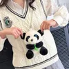 Sacs à main tout-match en peluche sacs à bandoulière jouet cadeau mignon petits sacs mignon Panda sac Style coréen sacs à main femmes sacs à main L2403