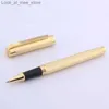 Fountain Pens Fountain Pens Jinhao New Golden Wave Drawing Clip Trim Gift Rollerball Pen Q240314