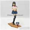 Figuras de brinquedo de ação Figuras de brinquedo de ação 25cm Dezoito Cortina-Chan Y Girl Figura Ilustração por B-Ginga Modelo colecionável Boneca Brinquedos D Dhkbp