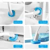 Holders Disposable toilet brush cleaner with long handle bathroom cleaning brush with replaceable brush head toilet accessories