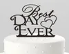 Feis arcylic cake topper Day Ever letter birthday cake topper wedding decoration cake accessory3423545