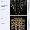Wall Lamp 5W Modern Crystal Light LED Sconce E14 Bedside AC220V -Gold