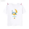 Tシャツハッピーラマダンプリントチャイルド服ボーイガールTシャツEid Mubarak Kid Shird Shiptheeve Toddler Islamic Muslim Holiday Outfit Tops LDD240314