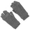 Cycling Gloves Outdoor Riding Knit For Women Girls Warm Mittens Cold Weather Short Hiking Mens