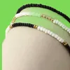 3pcSset Bohemian Boed Colded Beads Chevales pour femmes Summer Ocean Beach Handmade Cheple Bracelet Pied Le jambe de plage Bijoux de plage G6133832