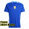 2024 Koszulki piłkarskie Argentyny Messis Otamendi de Paul Argentyna Narodowa drużyna Copa Dybala Martinez Kun Aguero Maradona Football Shirts