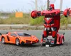 1:18 Multi-function Deformation Car Robots Kids Toy Electric Remote Control 2 In1 Transformation Car