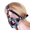 Japanese Black PU Leather Harness Muzzle with Cover Adult Games Roleplay Slave Bdsm Fetish Fantasy Blowjob Sex Toys for Couples1376982