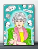 Serie TV classiche Stitch The Golden Girls Diamond Painting Betty White Wall Art Cross Crosst Camitch Picture Piccole decorazioni per la casa a mosaico