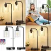 Book Lights Set Of 2 Industrial Table Lamps With Usb Port Fly Stepless Dimmable For Bedrooms Drop Delivery Lighting Indoor Dhoiw