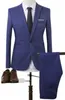 Men's Suits Mens Clothing Suit Men Fashion For Wedding Four Seasons Casual Outwear Two-pack Of Pants And Jacket 2024