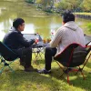 Furnishings Outdoor Foldable Table Portable Camping Furniture Ultralight Aluminium Computer Bed Tables Climbing Hiking Picnic Folding Chair