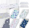 Newborn Baby Fitted Crib Sheets13070 cm Cartoon Print Bed Sheet Baby Bed Mattress Covers for Unisex Baby Boys Girls 2551 Q24628251