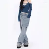 Jeans femininos mulheres 2024 primavera algodão comprimento total baixo vintage boot corte amaciante skinny assimétrico estilo euro-americano