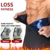 Mens Corpo Shaper Abdômen Redutor Thermo Sauna Suor Calças Cintura Trainer Queima de Gordura Masculino Shapewear Fitness Leggings Perna Mais Magro 240306