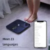 Bilancia Smart Scale Pro Bilancia da bagno digitale WiFi Bluetooth Misurazioni incluso peso Frequenza cardiaca Grasso corporeo