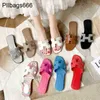 Orans slippers dames sandalen nieuwe zomer mode slijtage leer net rood veelzijdige platte schoenen strand Koreaans toerisme één woord sanda d hebben logo z8la yt7a 0ha8 bjpr d2rz
