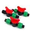 Conectores 15 pcs Rosca Macho 1/2 "16mm Conector 16mm Bypass Thread Bloqueio Conector Reto Válvula Fit Mangueira Fita Gotejamento Para Irrigação De Jardim