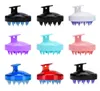 Brosse de tête en Silicone, shampoing, brosse de Massage du cuir chevelu, confortable, peigne de lavage des cheveux, bain corporel, Spa, brosses de Massage amincissantes5610283