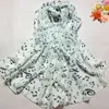 Scarves Fashion Ladies Gift Accessory Sheet Treble Clef Printed Chiffon Silk Scarf Shawl Music Note Muffler