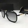 Occhiali da sole vintage Oro Nero/Grigio sfumato Uomo Donna Tonalità estive Sunnies Lunettes de Soleil Occhiali Occhiali da sole UV400 Eyewear