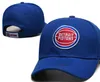 2024 American Basketball "Pistons" Snapback Hats 32 équipes Designer de luxe HOU OKC PHI LAC Casquette Sports Hat Strapback Snap Back Casquette réglable a1