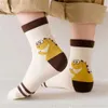 Chaussettes pour enfants hibobi 5 pièces ensemble d'automne et d'hiver dessin animé enfant en bas âge imprimé dinosaure bas confortables chaussettes quotidiennes décontractées pour toutes les saisons YQ240314