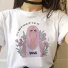 女性のTシャツ女の子レディレタープリントシャツ女性セクシーな唇