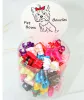 Zubehör 50/100 Stück Hundezubehör Handgefertigte Hundehaarschleifen Katze Hundepflegeschleifen mit Gummibändern Heimtierbedarf