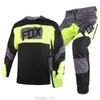 MIRER 2022 Jersey Pant Combo Troy Fox 360 MERZ MX Gear Set Motocross Tuta da corsa Moto Offroad per gli uomini Equitazione Dier
