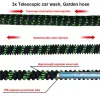 リールガーデンホースガーデンウォーターとクリーニングのための拡張可能な魔法のホース、米国EU 3/4 "、コネクタ、スプリンクラーヘッド、散水装置のきれい