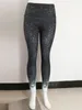 Pantalon pour femmes dégradé pleine étoile impression numérique coupe ajustée taille haute sport bas de Yoga
