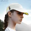 Gorras de bola Unisex Sombrero de béisbol de verano para mujer Moda Carta Impresión Luz Transpirable Sombrero para el sol Secado rápido Deporte al aire libre Montar Correr C L240314